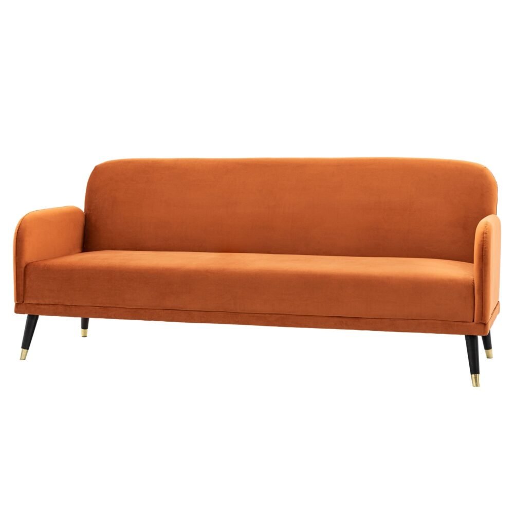 2 Seater Velvet Couch - Image 3