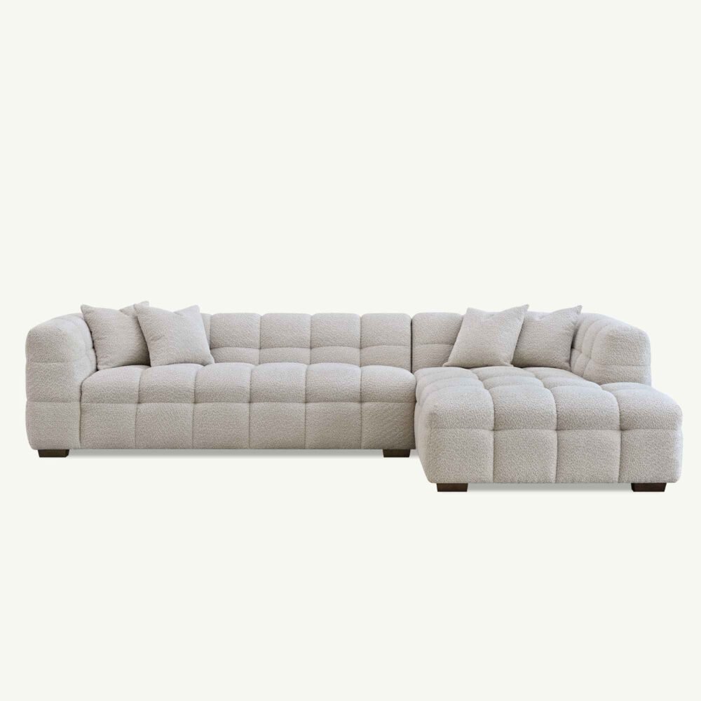 Alux Boucle Corner Sofa - Image 6