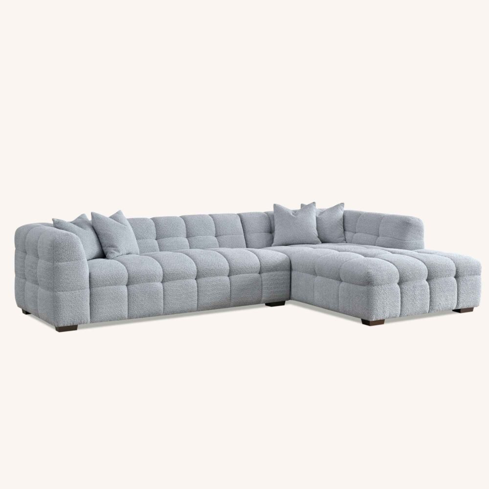 Alux Boucle Corner Sofa - Image 2
