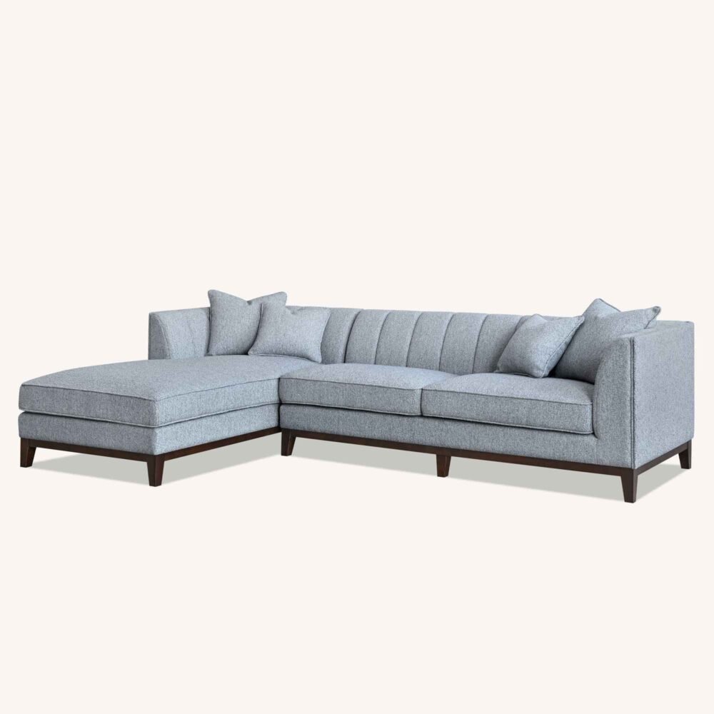 2 Piece Sectional Sofa - Dolphin - Image 5