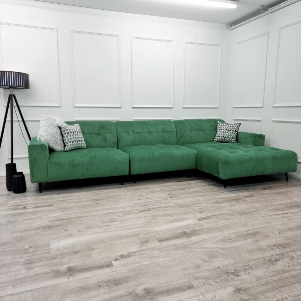 3 Piece Sectional Sofa - Emerald