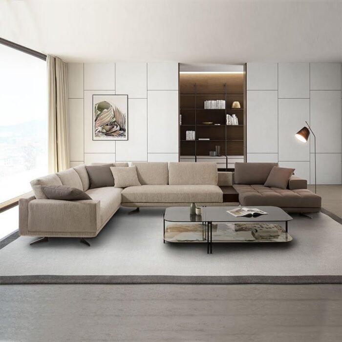 Luxury Corner Fabric Sofa - Panorama