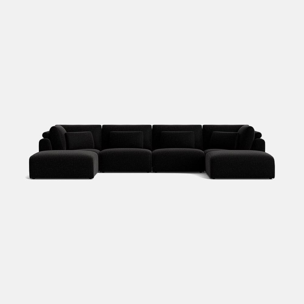 Leo Luxury U Shaped Sofa - Image 2