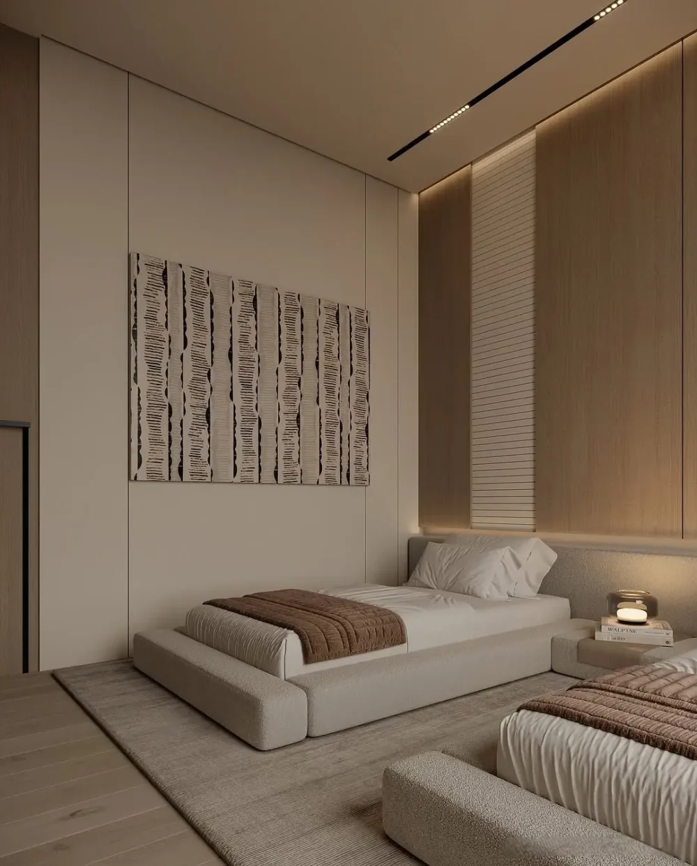 Low-Profile Two Single Beds - Image 3